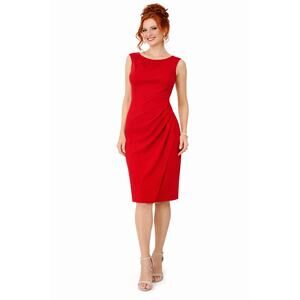 Calvin Klein Red Sheath Dress - Size 12